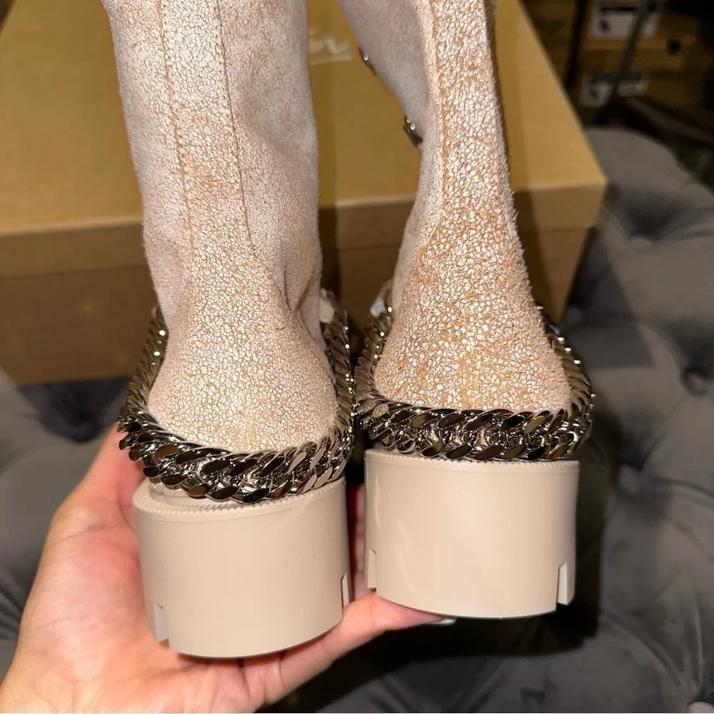 New Size 36 Christian Louboutin Horse Guarda Combat Boot